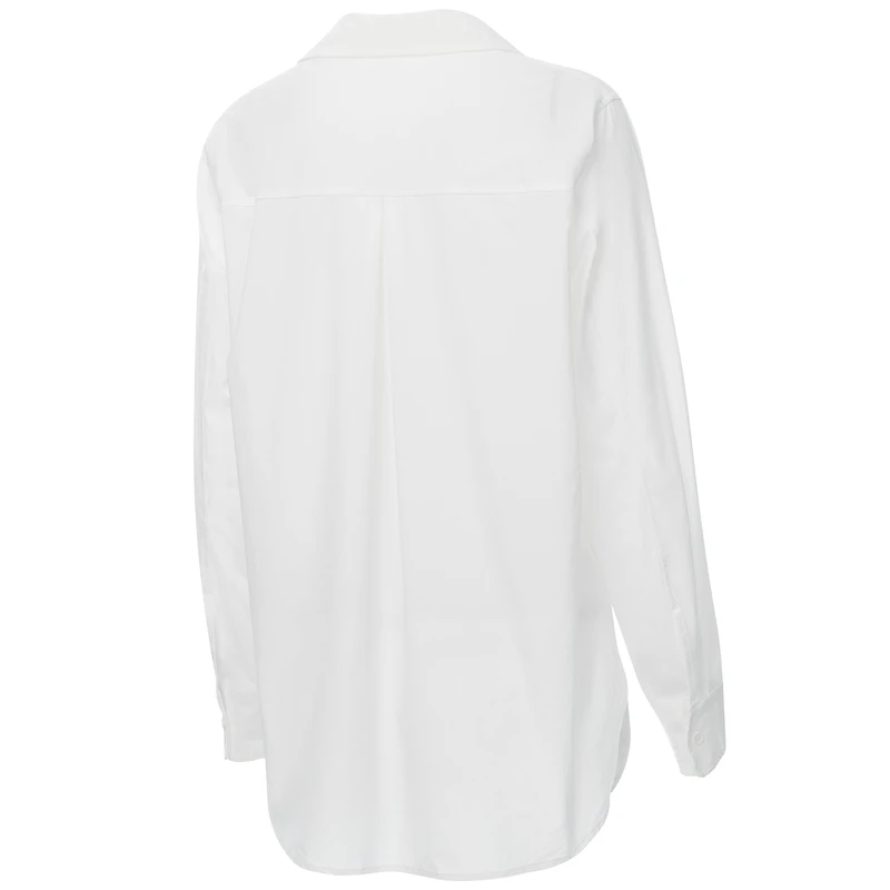 Women's ZooZatz White Tennessee Volunteers Stretch Woven Button-Up Shirt