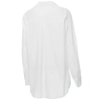 Chemise boutonnée extensible blanche ZooZatz Tennessee Volunteers pour femme