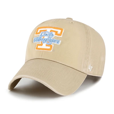 Youth '47 Khaki Tennessee Lady Volunteers Clean Up Adjustable Hat