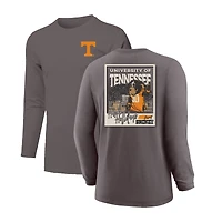 Youth  Charcoal Tennessee Volunteers Snowy Polaroid Long Sleeve T-Shirt