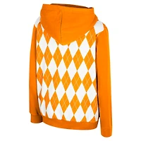 Sweat à capuche manches longues The Dealio du Youth Colosseum Tennessee Orange Volunteers Argyle
