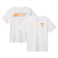T-shirt Omni-Shade blanc pour jeunes Columbia Tennessee Volunteers Terminal Tackle