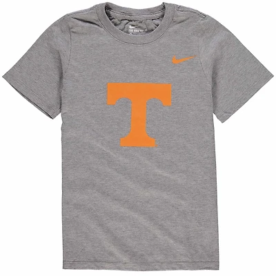 T-shirt à logo en coton Nike Tennessee Volunteers gris chiné pour jeune