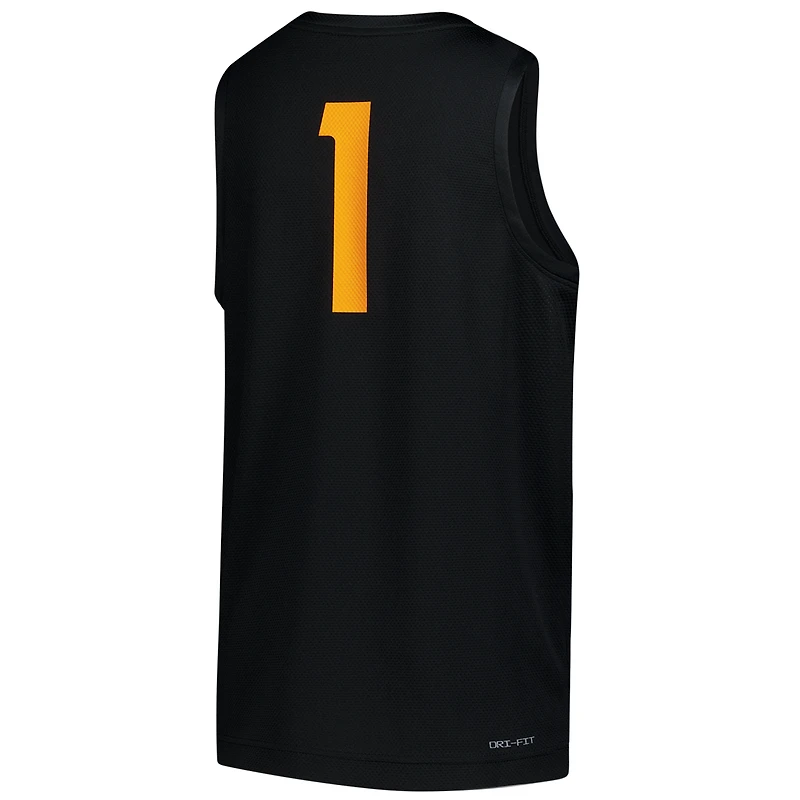 Maillot de basketball réplique Nike n° 1 noir des Tennessee Volunteers pour jeunes
