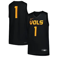 Maillot de basketball réplique Nike n° 1 noir des Tennessee Volunteers pour jeunes