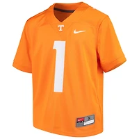 Youth Nike #1 Tennessee Orange Volunteers Team Replica Football Jersey