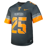 Youth Nike #25 Anthracite Tennessee Volunteers Alternate Untouchable Replica Game Jersey