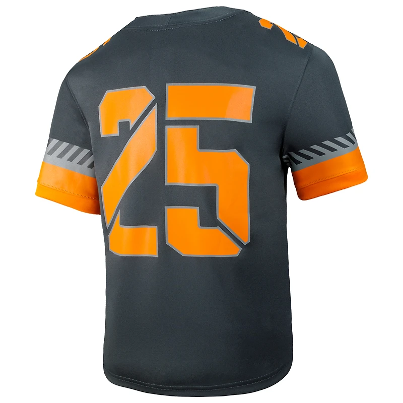Youth Nike #25 Anthracite Tennessee Volunteers Alternate Untouchable Replica Game Jersey