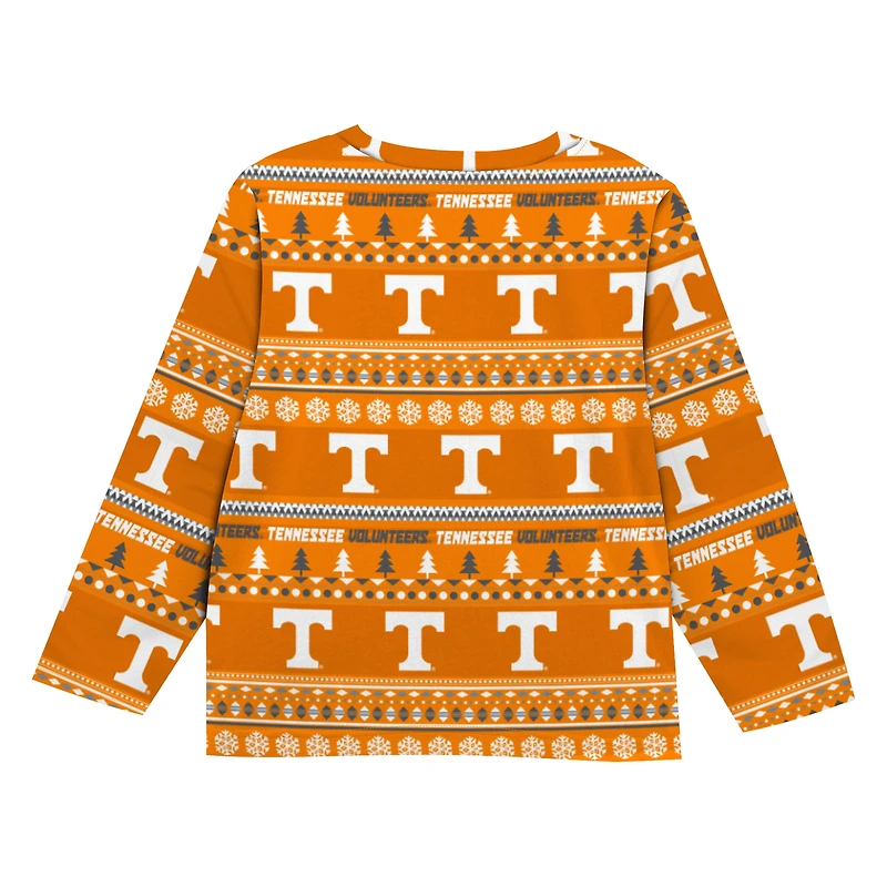 Youth Outerstuff  Tennessee Orange Volunteers Ugly Sweater Pajama Set