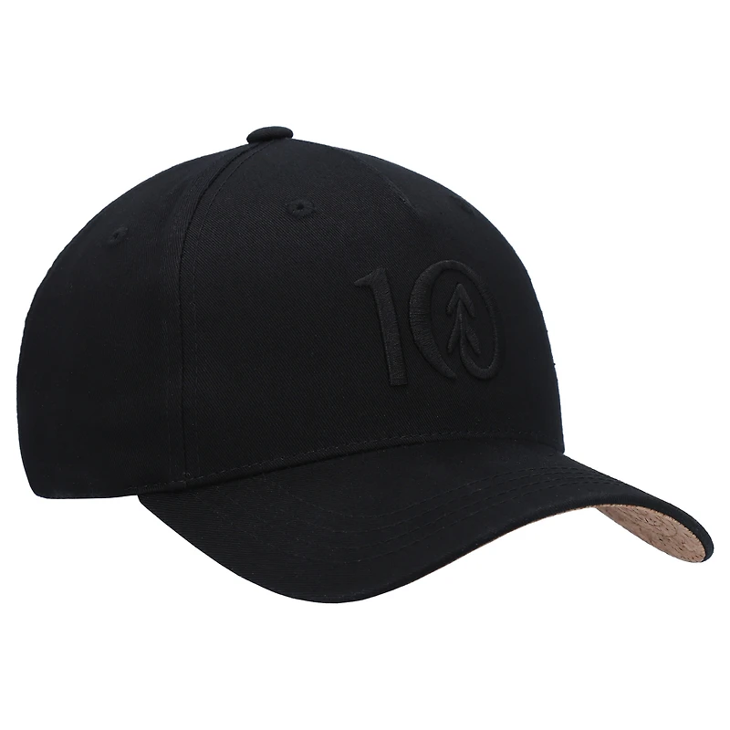 Men's tentree Black Cork Brim Snapback Hat