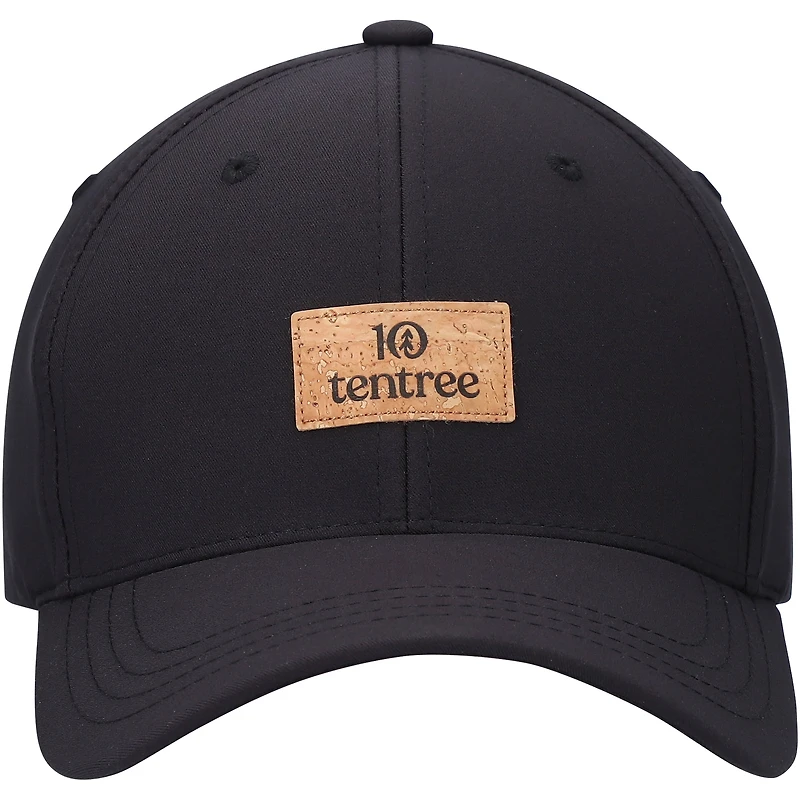 Casquette Tentree Black Cork Patch Destination Elevation Snapback pour homme