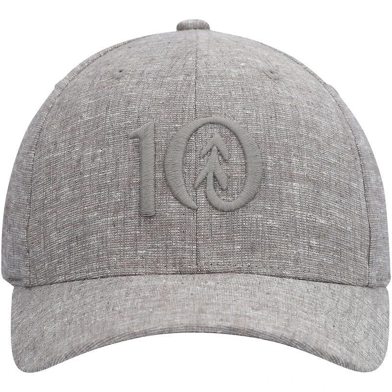 Casquette flexible Tentree avec logo gris chiné pour hommes