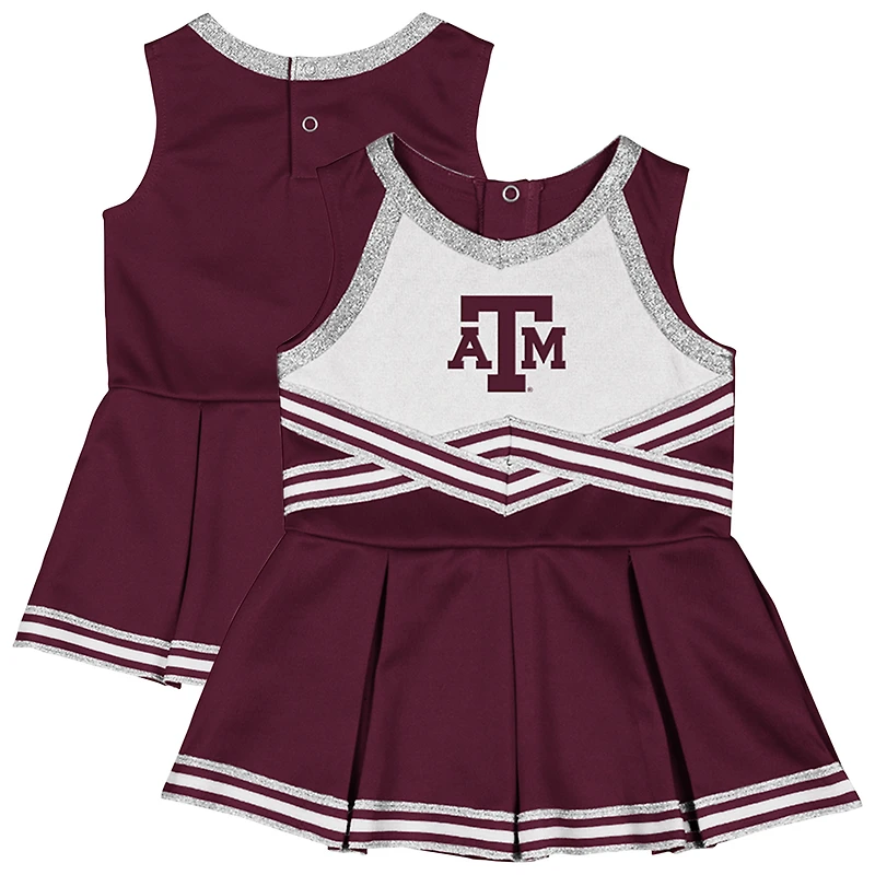 Girls Infant Colosseum Maroon Texas A&M Aggies Lollipop Park Cheer Dress