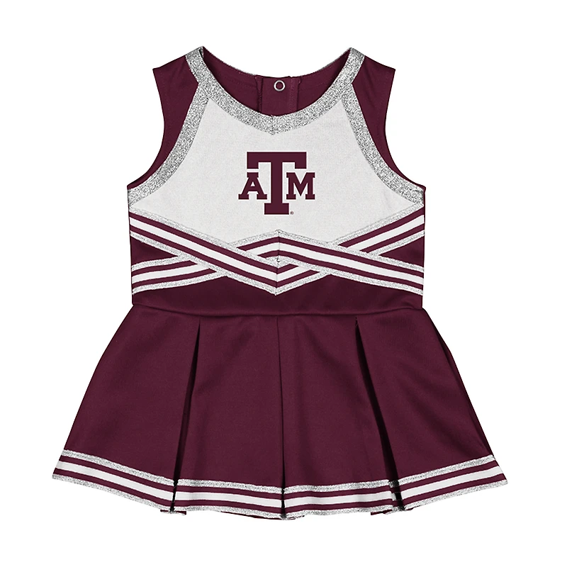 Girls Infant Colosseum Maroon Texas A&M Aggies Lollipop Park Cheer Dress