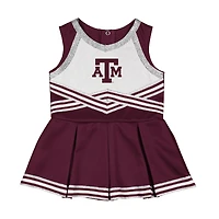 Girls Infant Colosseum Maroon Texas A&M Aggies Lollipop Park Cheer Dress