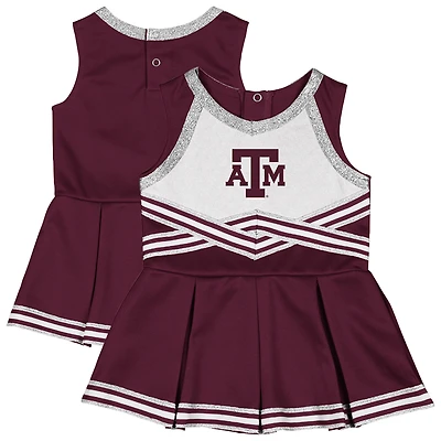 Girls Infant Colosseum Maroon Texas A&M Aggies Lollipop Park Cheer Dress
