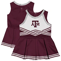 Girls Infant Colosseum Maroon Texas A&M Aggies Lollipop Park Cheer Dress