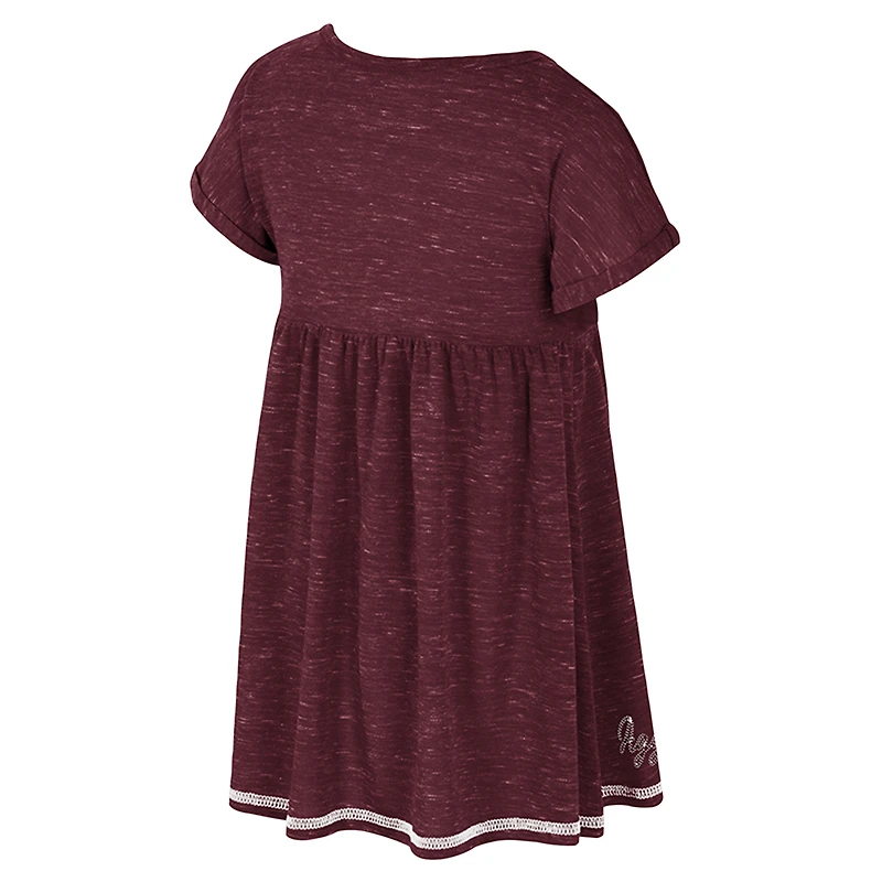 Robe pour fillette Colosseum Maroon Texas A&M Aggies Fleet