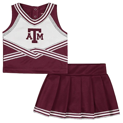 Ensemble deux pièces pour filles Colosseum Maroon Texas A&M Aggies Lollipop Park Cheer