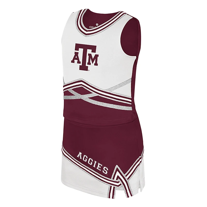 Ensemble deux pièces pour filles du Colisée Maroon Texas A&M Aggies Lollipop Park Cheer
