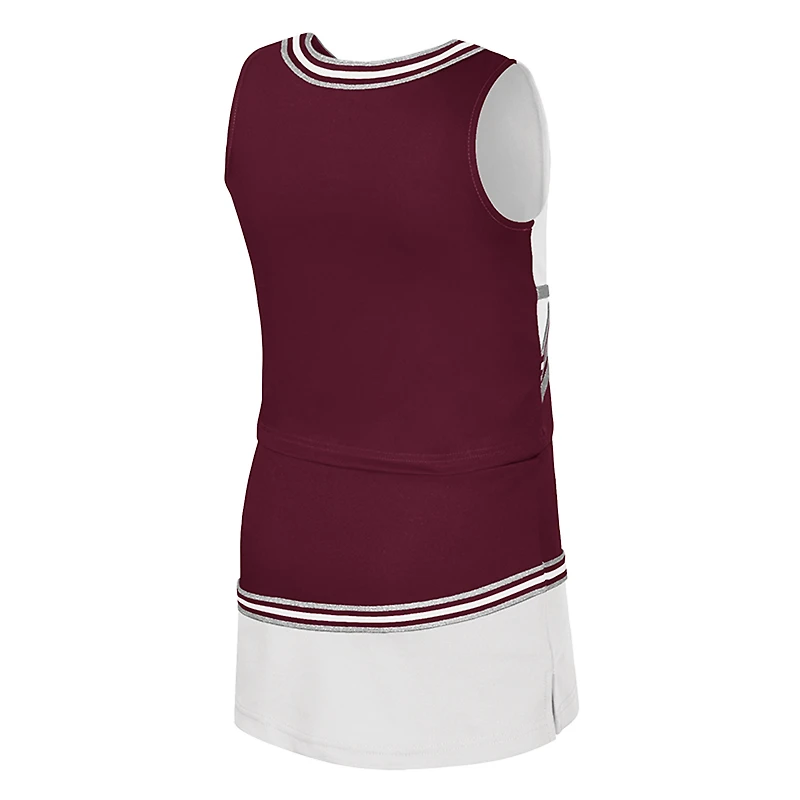 Girls Youth Colosseum Maroon Texas A&M Aggies Lollipop Park Cheer Two-Piece Set