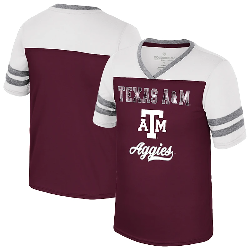 Girls Youth Colosseum Maroon Texas A&M Aggies Princess Bubblegum Bling T-Shirt
