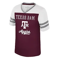T-shirt Princesse Bubblegum Bling pour jeunes filles du Colisée, couleur marron, Texas A&M Aggies