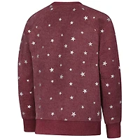 Sweat-shirt à capuche étoiles scintillantes pour jeunes filles Wes & Willy Maroon Texas A&M Aggies