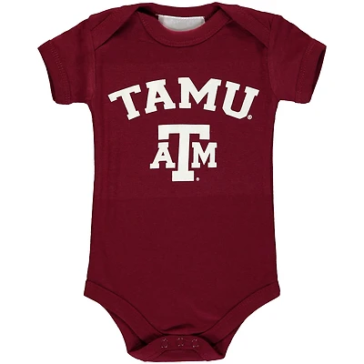 Body bébé bordeaux Texas A&M Aggies Arch & Logo