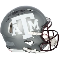 Johnny Manziel Texas A&M Aggies Autographed Riddell Flash Speed Authentic Helmet with "12 Heisman" Inscription