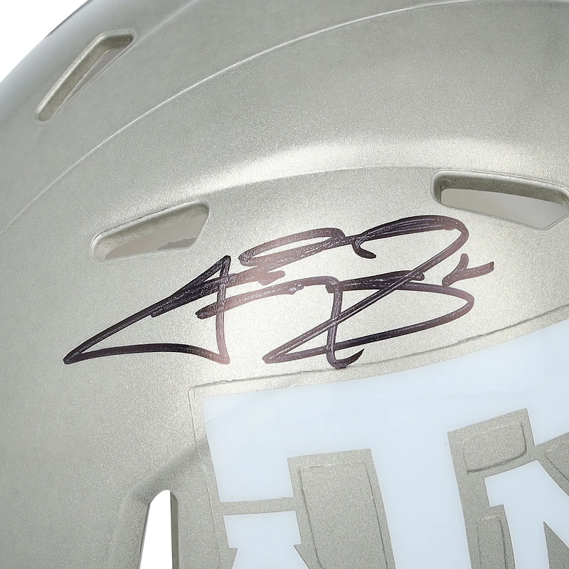 Casque Riddell Flash Speed Mini autographié par Johnny Manziel, Texas A&M Aggies, avec inscription « 12 Heisman » - Inscription imparfaite