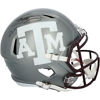 Johnny Manziel Texas A&M Aggies Autographed Riddell Flash Speed Replica Helmet with "12 Heisman" Inscription