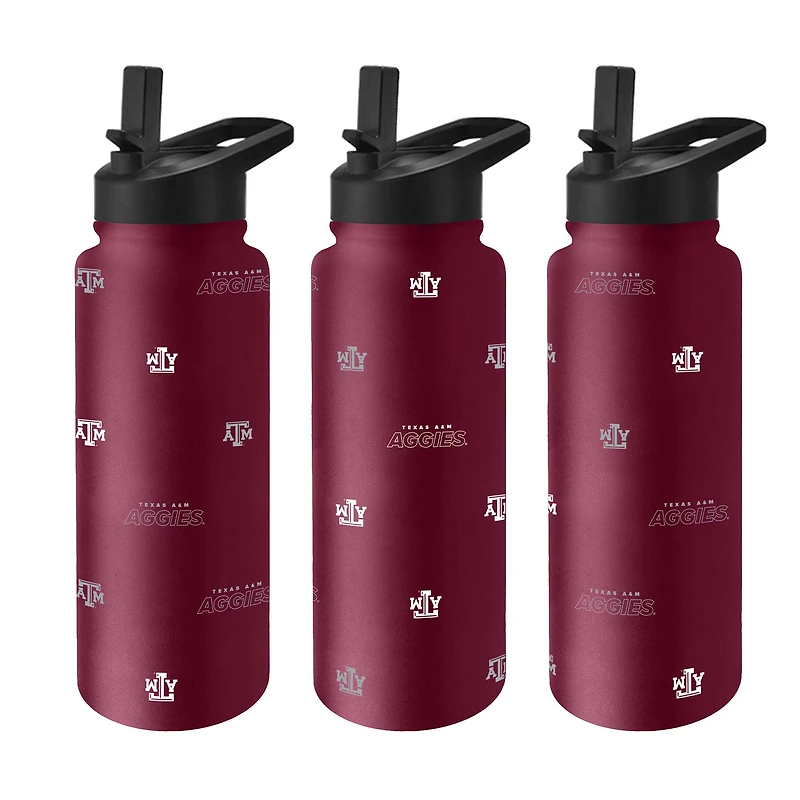 Logo Brands Texas A&M Aggies 34oz. Steep and Repeat Quencher Bottle