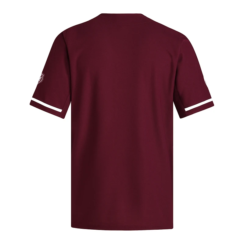 Men's adidas Maroon Texas A&M Aggies Reversible Retro Full-Button Baseball Jersey
