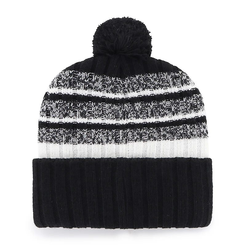 Men's '47 Black Texas A&M Aggies Tavern Cuffed Knit Hat with Pom