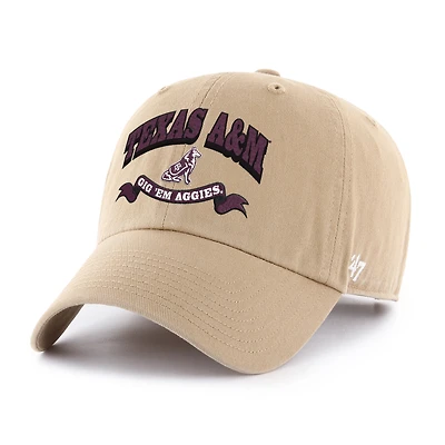 Casquette ajustable kaki '47 Texas A&M Aggies Region Clean Up pour homme