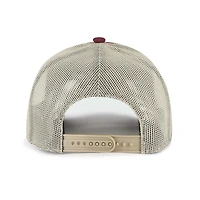 Casquette de camionneur ajustable Texas A&M Aggies Arid '47 marron pour homme