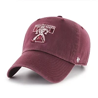 Men's '47  Maroon Texas A&M Aggies College Vault Clean Up Adjustable Hat