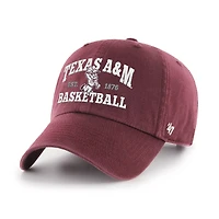 Casquette ajustable « Ol' Sarge » Texas A&M Aggies, marron, modèle 47, pour homme