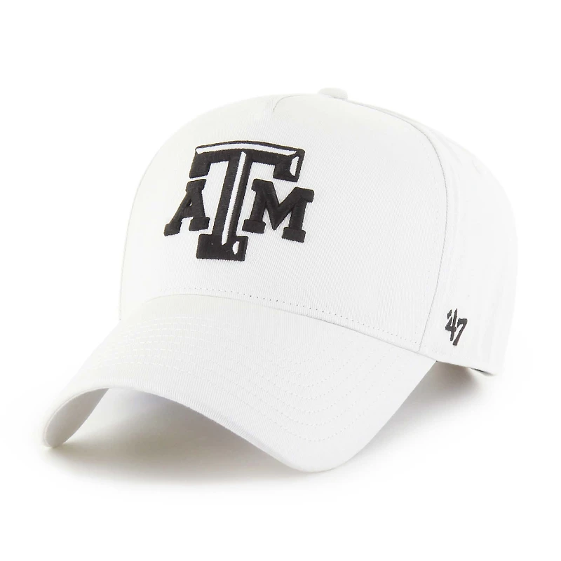Men's '47  White Texas A&M Aggies Foundation Offside Adjustable Hat