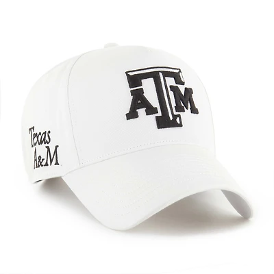 Casquette ajustable Texas A&M Aggies Foundation Offside 47 blanche pour homme