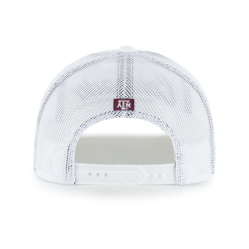 Men's '47 White Texas A&M Aggies Garner Rope Trucker Adjustable Hat