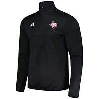 Haut à demi-zip AEROREADY Sideline Texas A&M Aggies 2023 pour homme adidas Noir
