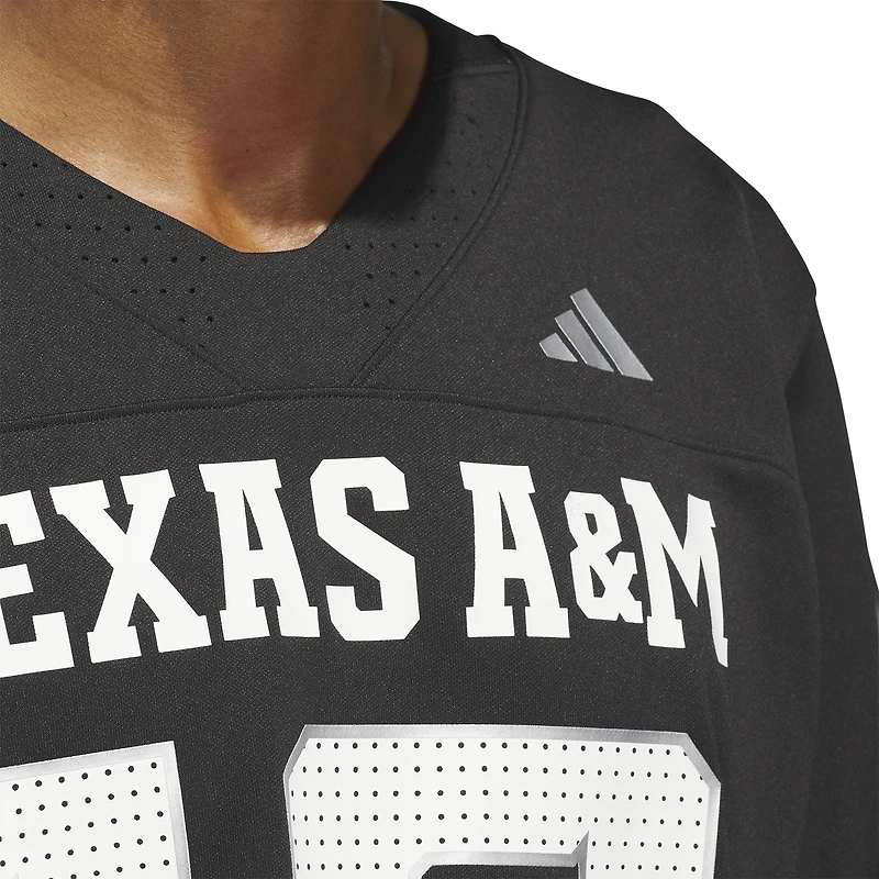 Men's adidas  Black Texas A&M Aggies Alternate Premier Strategy Jersey