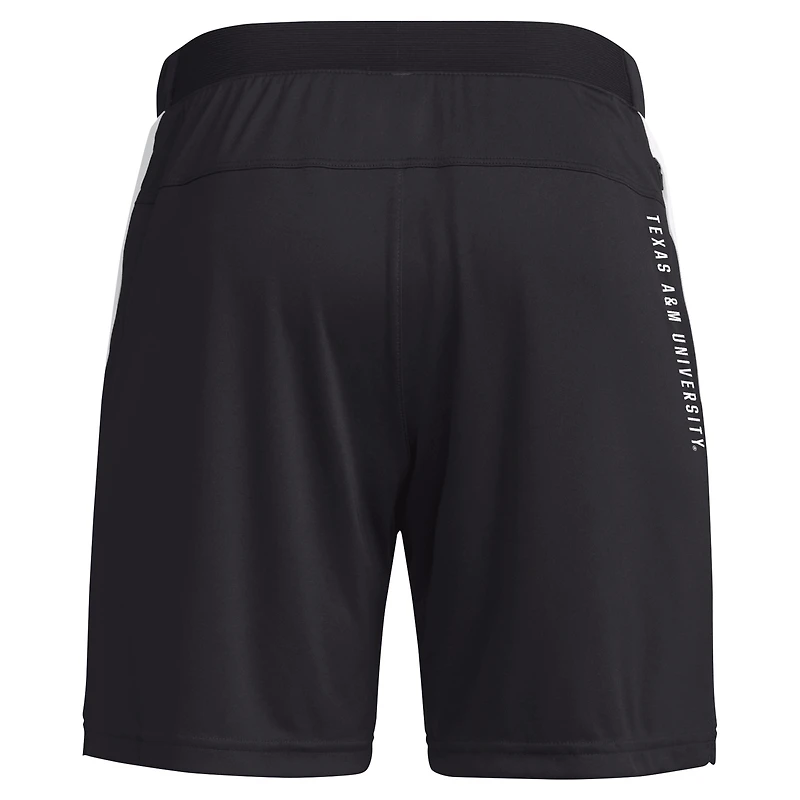 Short adidas Texas A&M Aggies noir conçu pour l'entraînement 7" AEROREADY homme