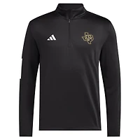 Men's adidas Black Texas A&M Aggies Half-Zip Golf Jacket