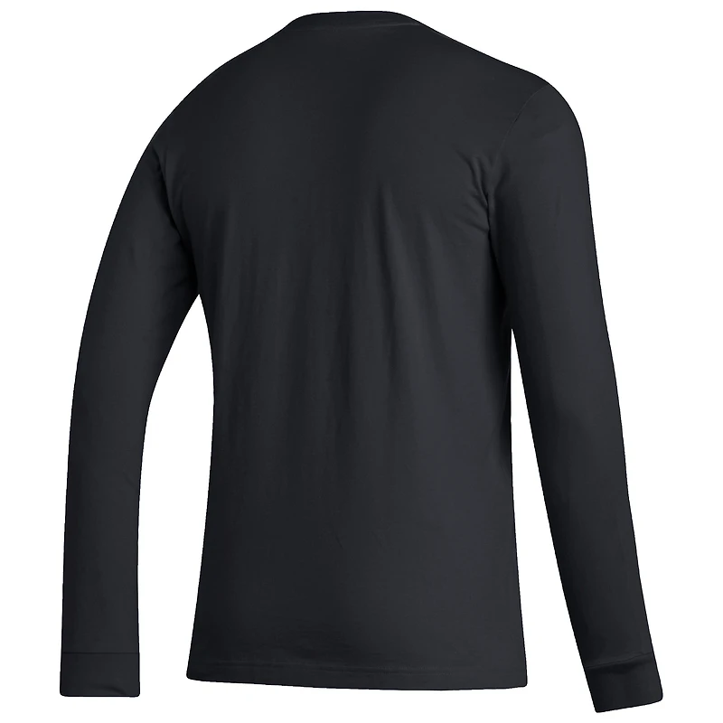 Men's adidas Black Texas A&M Aggies Ol' Sarge Football Long Sleeve T-Shirt