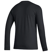 Men's adidas  Black Texas A&M Aggies Ol' Sarge Football Long Sleeve T-Shirt