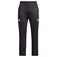 Men's adidas Black Texas A&M Aggies Open Hem AEROREADY Pants