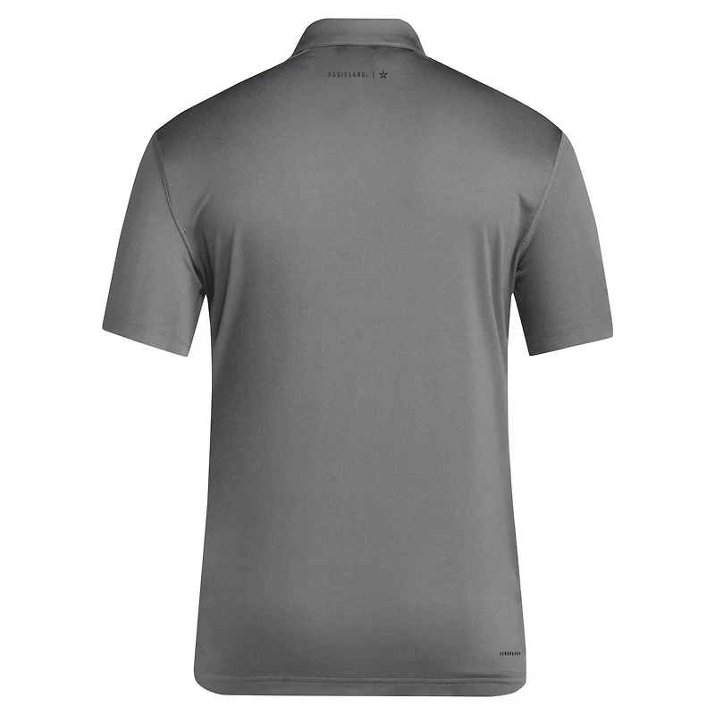 Men's adidas Gray Texas A&M Aggies 2024 Coaches AEROREADY Polo